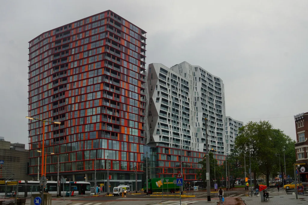 Moderne Architektur in Rotterdam